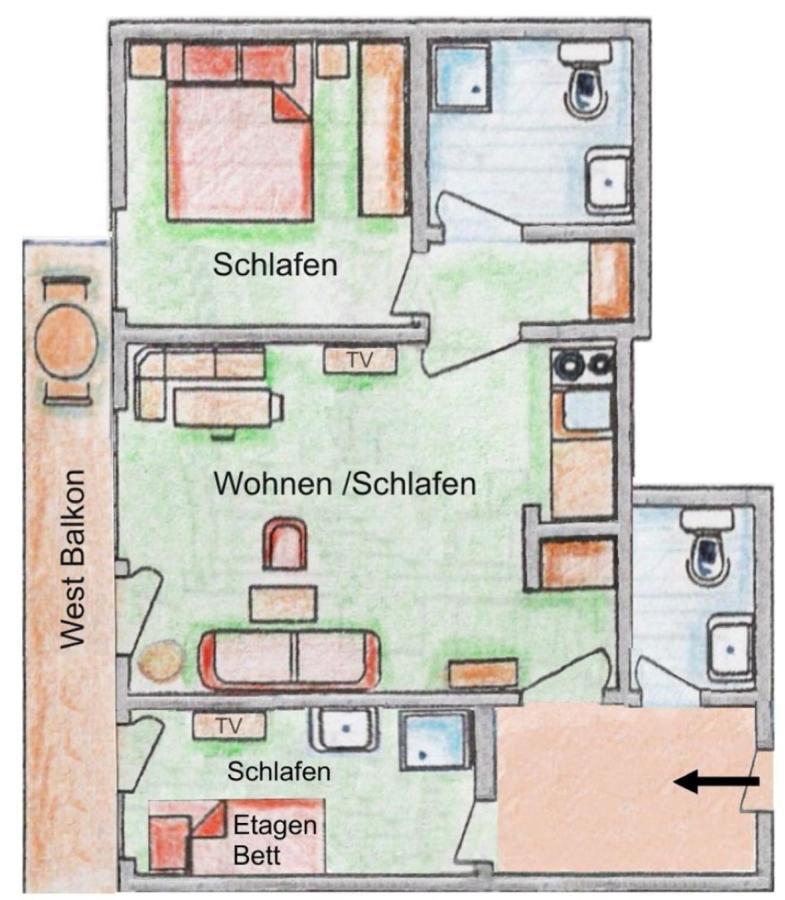 Birkenhof Apartmán Ehrwald